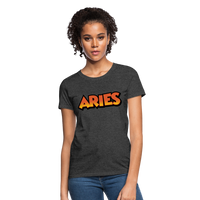 Thumbnail for Women's Aries New Design T-Shirt - heather black