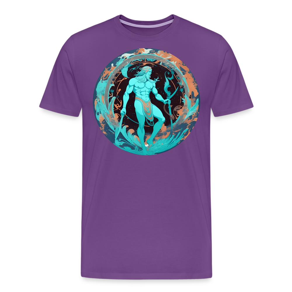 Men's Mythical Aquarius Premium T-Shirt - purple