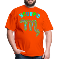 Thumbnail for Men's Power Words Scorpio Classic T-Shirt - orange