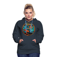 Thumbnail for Women’s Mosaic Pisces Premium Hoodie - navy