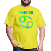 Thumbnail for Men's Power Words Cancer Classic T-Shirt - yellow