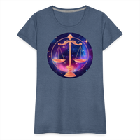 Thumbnail for Women’s Magic Libra Premium T-Shirt - heather blue