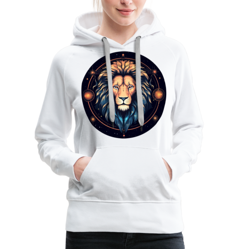 Women’s Magic Leo Premium Hoodie - white