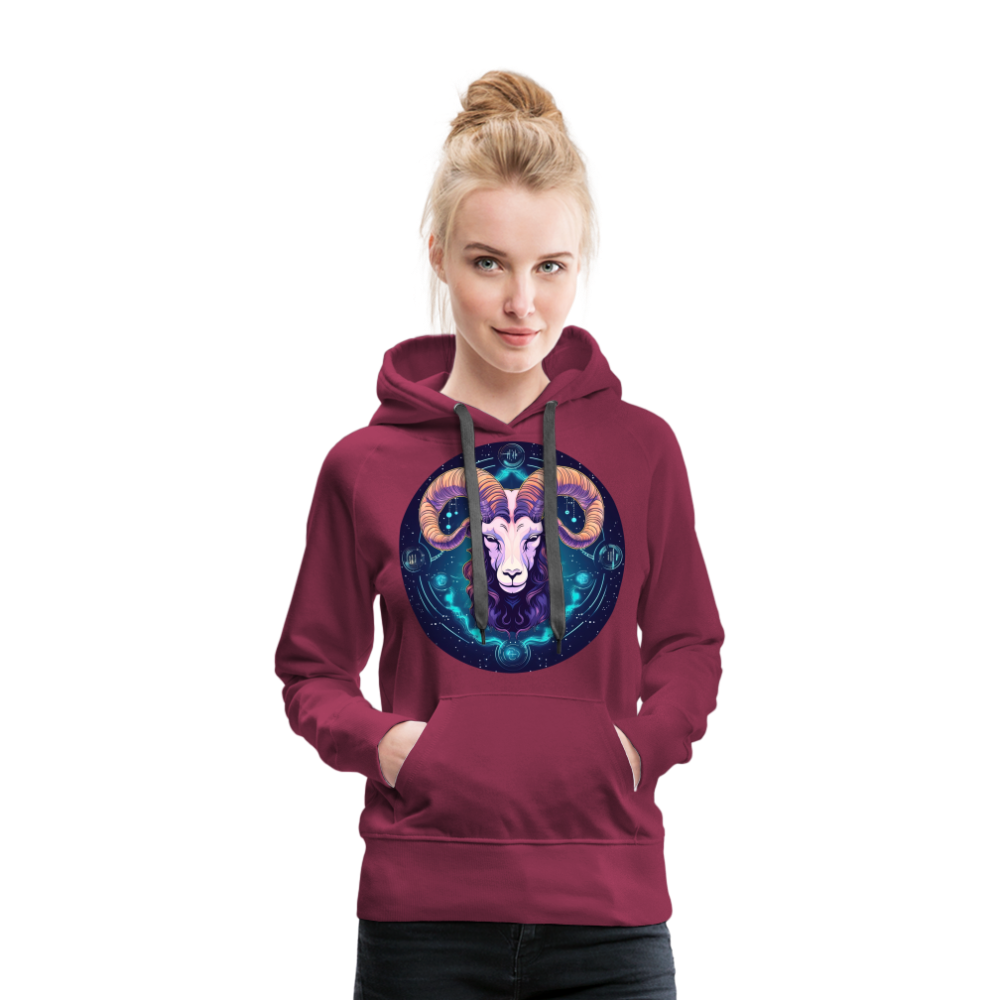 Women’s Magic Capricorn Premium Hoodie - burgundy