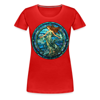 Thumbnail for Women’s Mosaic Aquarius Premium T-Shirt - red