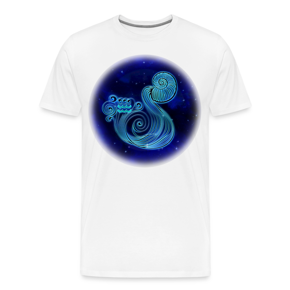 Men's Stellar Aquarius Premium T-Shirt - white