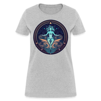 Thumbnail for Women's Mystic Aquarius T-Shirt - heather gray