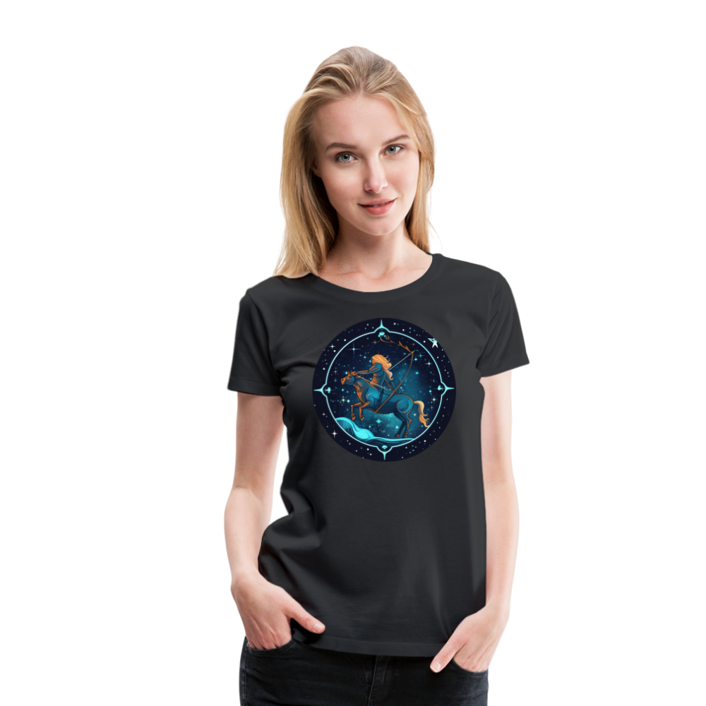 Women’s Magic Sagittarius Premium T-Shirt - black