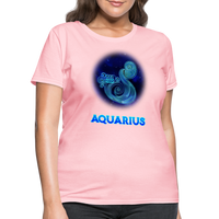 Thumbnail for Women's Stellar Aquarius T-Shirt - pink