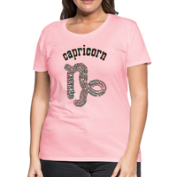 Thumbnail for Women's Power Words Capricorn Premium T-Shirt - pink