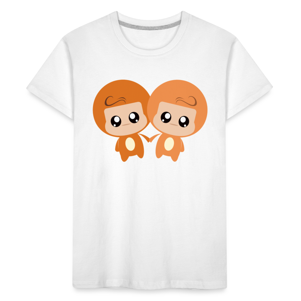 Kid’s Bobbly Gemini Premium Organic T-Shirt - white