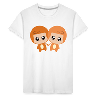 Thumbnail for Kid’s Bobbly Gemini Premium Organic T-Shirt - white