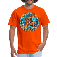 Thumbnail for Men's Mosaic Sagittarius Classic T-Shirt - orange