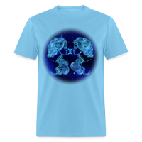 Thumbnail for Men's Stellar Gemini Classic T-Shirt - aquatic blue