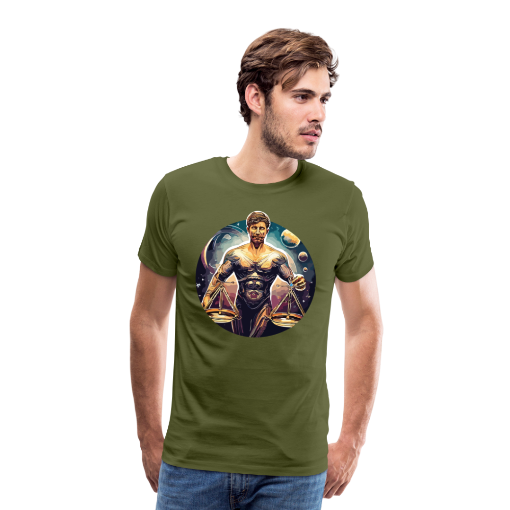 Men's Mythical Libra Premium T-Shirt - olive green