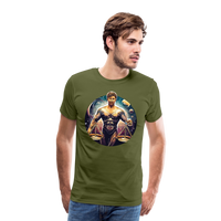 Thumbnail for Men's Mythical Libra Premium T-Shirt - olive green