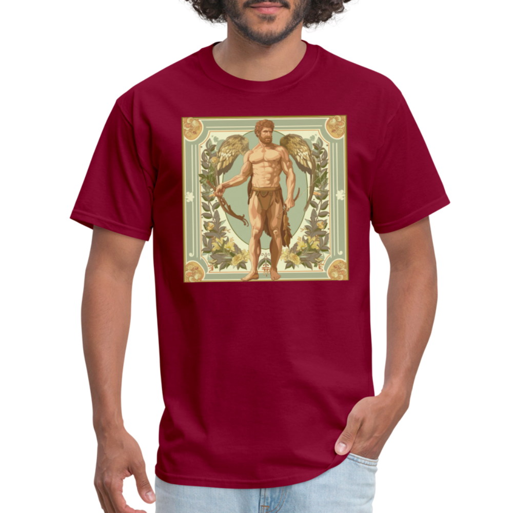 Men's Mythical Virgo Classic T-Shirt - burgundy