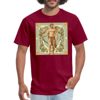 Thumbnail for Men's Mythical Virgo Classic T-Shirt - burgundy