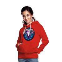 Thumbnail for Women’s Magic Capricorn Premium Hoodie - red