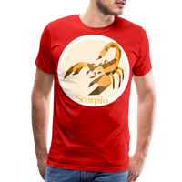 Thumbnail for Men's Mosaic Scorpio Premium T-Shirt - red