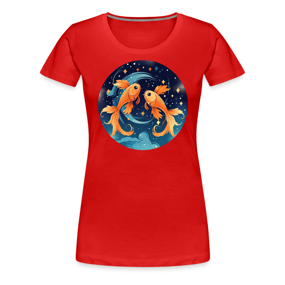 Women’s Magic Pisces Premium T-Shirt - red