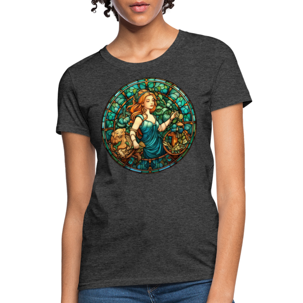 Women's Mosaic Virgo T-Shirt - heather black