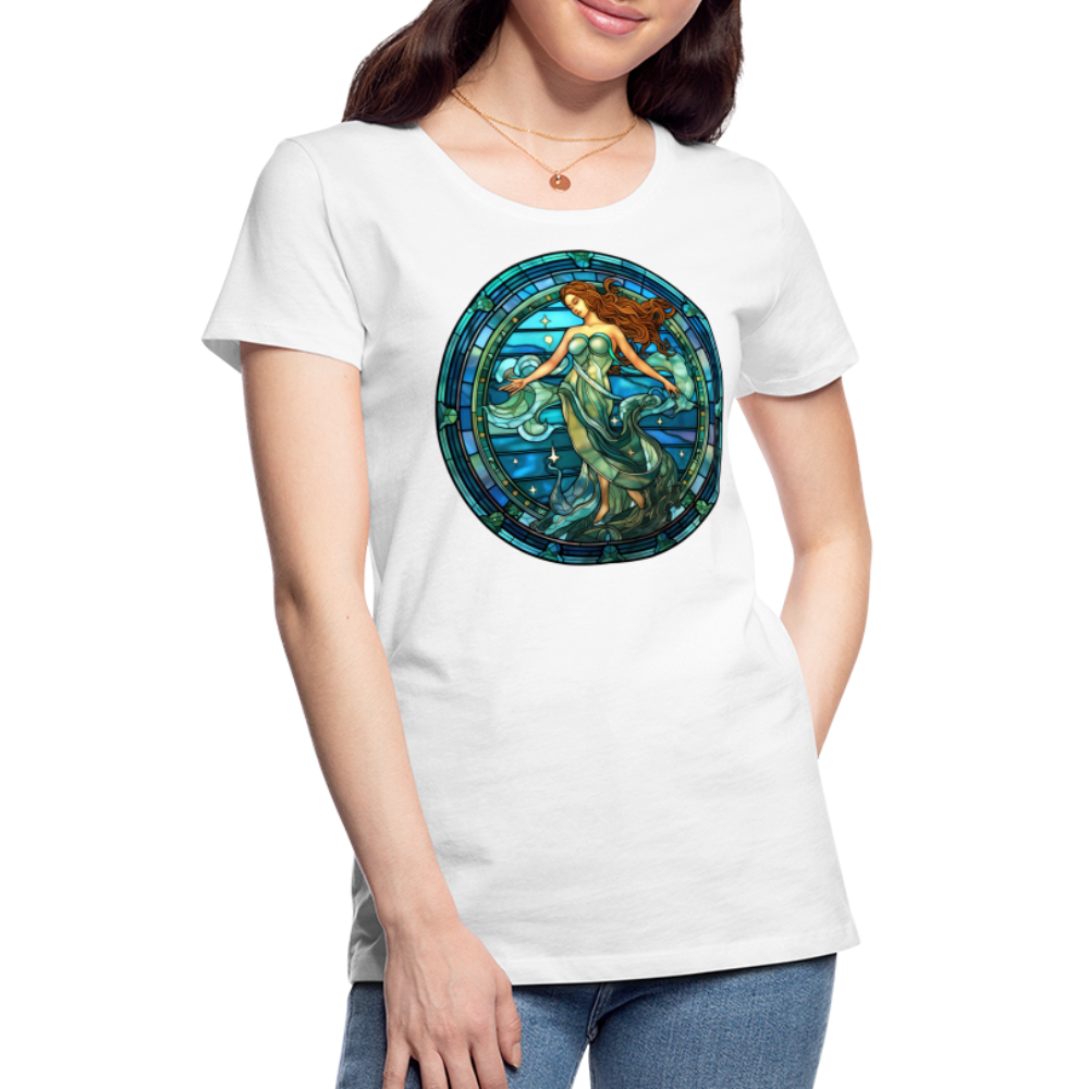 Women’s Mosaic Aquarius Premium T-Shirt - white