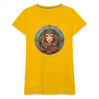 Thumbnail for Women’s Mythical Virgo Premium T-Shirt - sun yellow