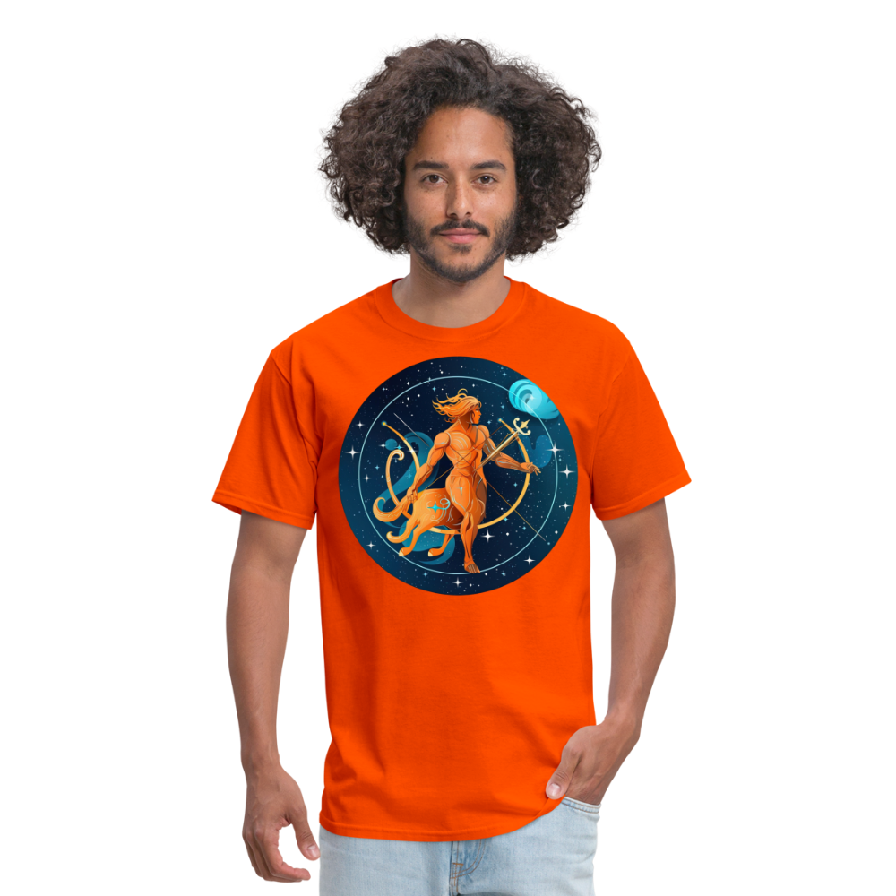 Men's Mythical Sagittarius Classic T-Shirt - orange