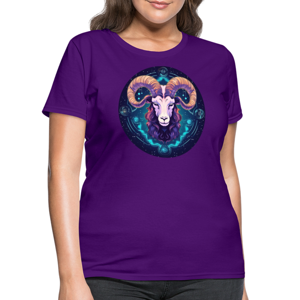 Women's Magic Capricorn T-Shirt - purple