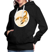 Thumbnail for Women’s Mosaic Scorpio Premium Hoodie - charcoal grey