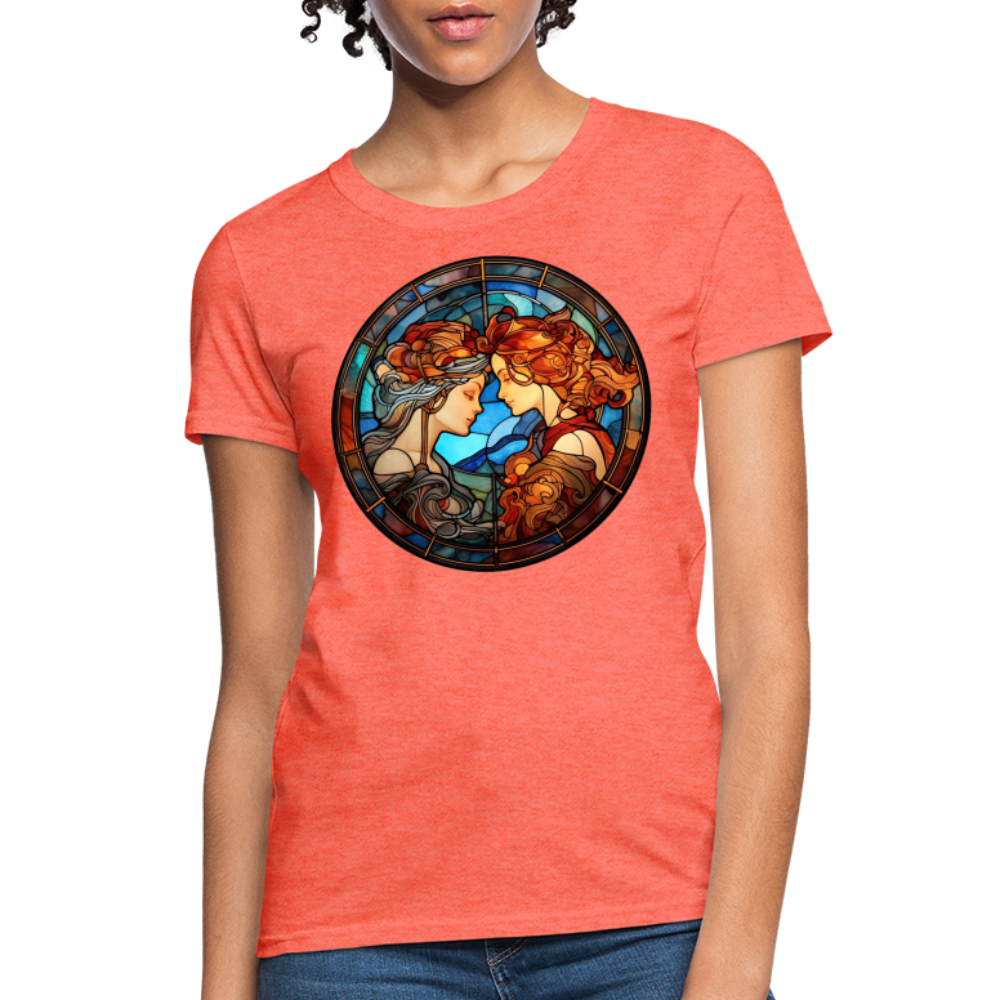 Women's Mosaic Gemini T-Shirt - heather coral