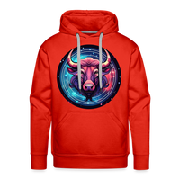 Thumbnail for Men’s Mystic Taurus Premium Hoodie - red