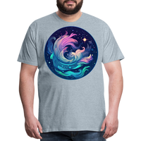 Thumbnail for Men's Magic Aquarius Premium T-Shirt - heather ice blue