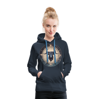 Thumbnail for Women’s Mythical Taurus Premium Hoodie - navy