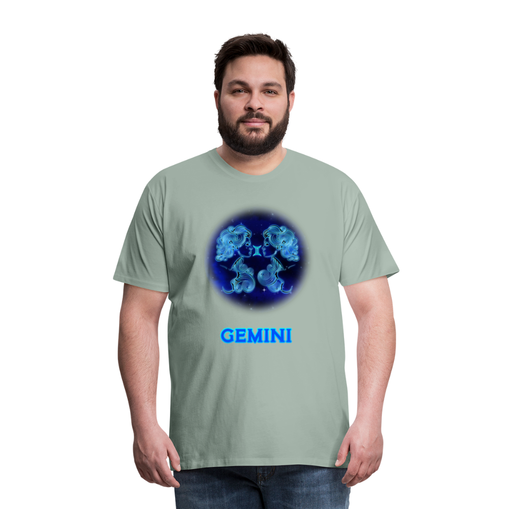 Men's Gemini Premium T-Shirt - steel green