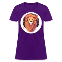 Thumbnail for Women's Symbol Leo T-Shirt - purple