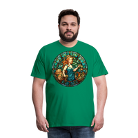 Thumbnail for Men's Mosaic Virgo Premium T-Shirt - kelly green