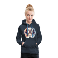 Thumbnail for Women’s Mythical Gemini Premium Hoodie - navy