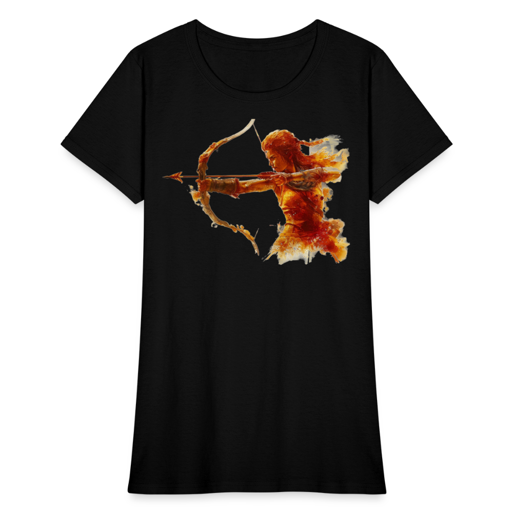 Women's Mythical Sagittarius T-Shirt - black