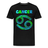 Thumbnail for Men's Power Words Cancer Premium T-Shirt - black