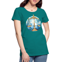 Thumbnail for Women’sMythical Libra Premium T-Shirt - teal