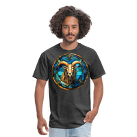 Thumbnail for Men's Mosaic Capricorn Classic T-Shirt - heather black