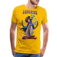 Thumbnail for Men's Astral Aquarius Premium T-Shirt - sun yellow