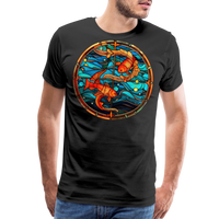 Thumbnail for Men's Mosaic Pisces Premium T-Shirt - black