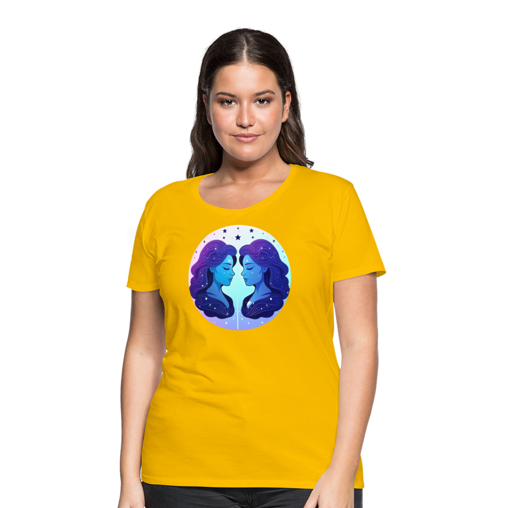 Women’s Magic Gemini Premium T-Shirt - sun yellow