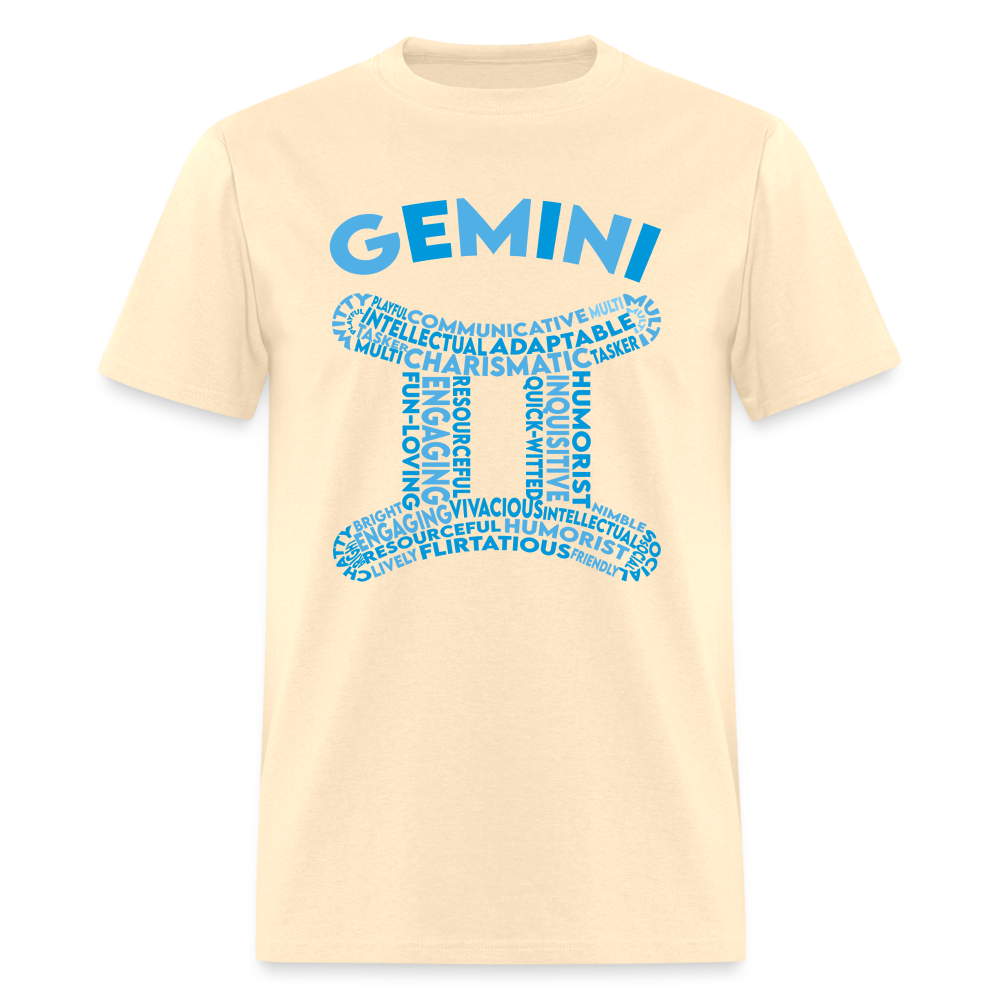 Men's Power Words Gemini Classic T-Shirt - natural