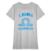 Thumbnail for Women's Power Words Libra T-Shirt - heather gray