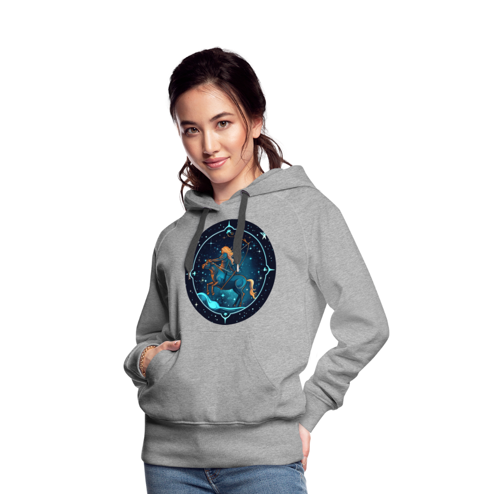 Women’s Magic Sagittarius Premium Hoodie - heather grey