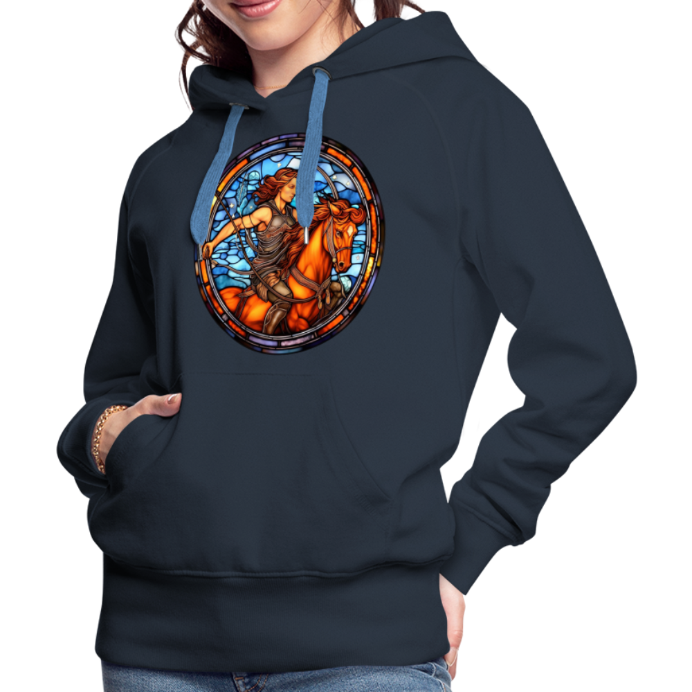 Women’s Mosaic Sagittarius Premium Hoodie - navy